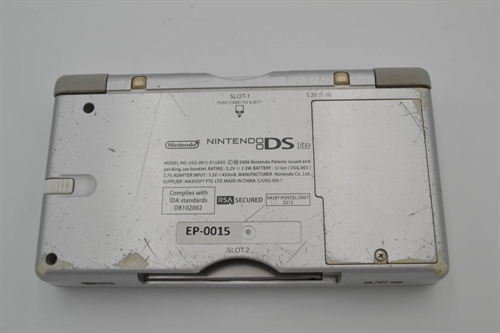 Nintendo DS Lite - Silver - SNR EP-0015 (C Grade) (Genbrug)